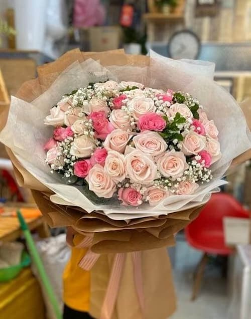 bó hoa hồng tặng người yêu