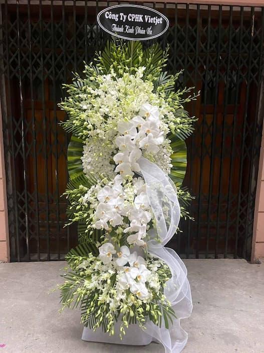 hoa chia buồn Cầu Kè