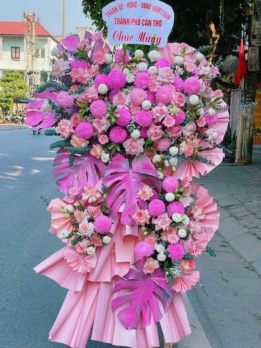 hoa khai trương Kiên Lương