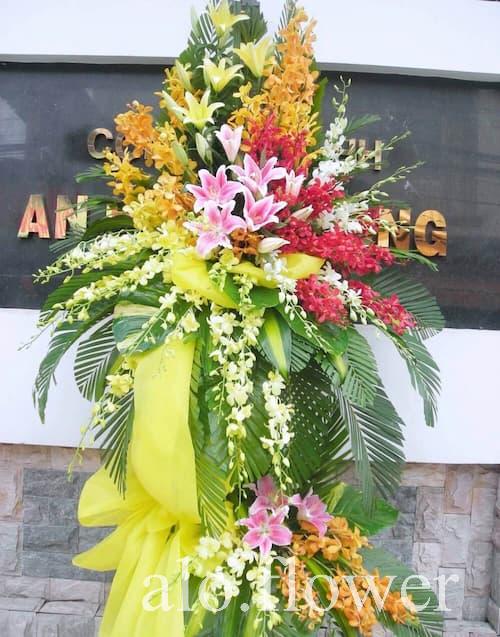 hoa khai trương sang trong