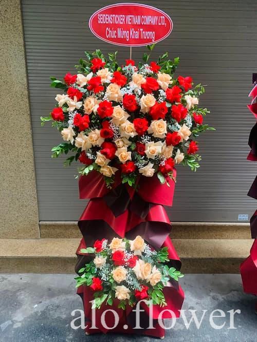 hoa khai trương tặng đối tác