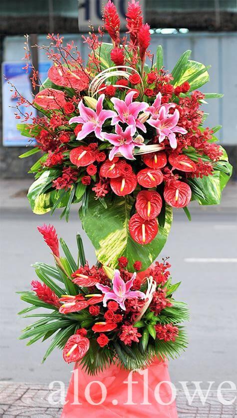 hoa khai trương tặng người thân