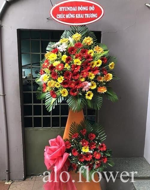 hoa khai trương cửa hàng