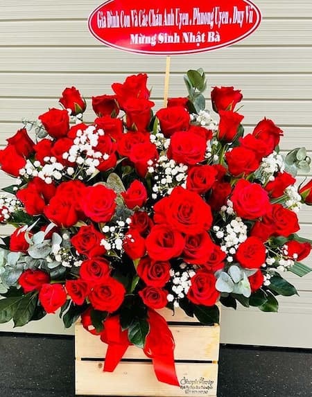 hoa sinh nhật Trảng Bom