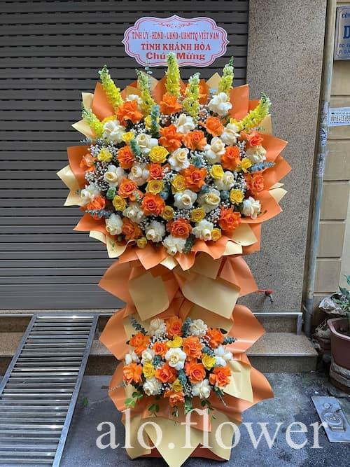 lãng hoa khai trương đẹp