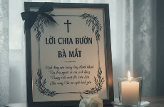 lời chia buồn bà mất