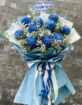 Bó Hoa Blue Sang Trọng