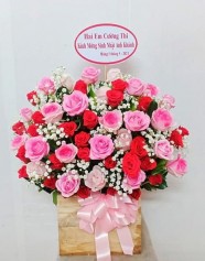 Giỏ Hoa Tươi Đẹp Tặng Thầy Cô