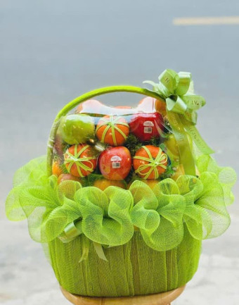 Giỏ Trái Cây Ngoại Nhập Cao Cấp Tặng Khai Trương
