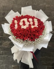 Bó Hoa Hồng I LOVE YOU 