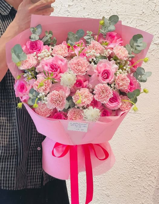 Bó Hoa Hồng Sinh Nhật – Dịu Dàng Yêu Thương