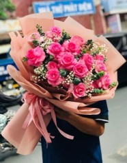 bó hoa hồng tặng bạn gái