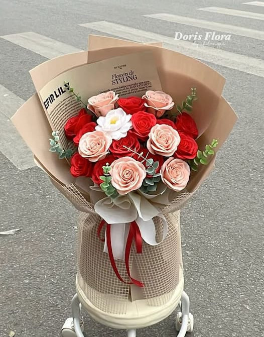 Bó Hoa Sáp Thơm – Tình Yêu Ngọt Ngào