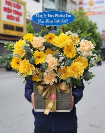 Birthday gift for Partner - Beautiful Flower Basket