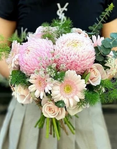bó hoa cưới đẹp sang trọng