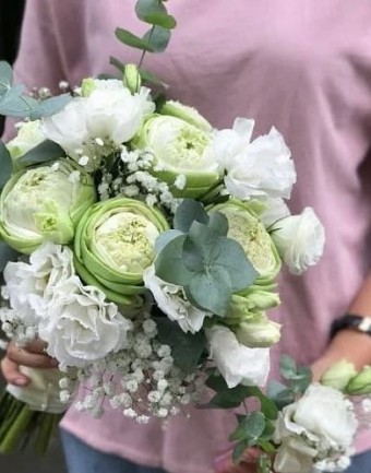 hoa cưới hoa sen đẹp
