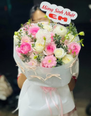 Bó Hoa Hồng Pastel – Nàng Thơ Dịu Dàng