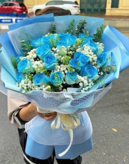 Bó Hoa Hồng Xanh – Lãng Mạn