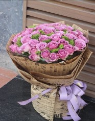 hoa hồng tím tặng người yêu