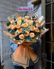 Hoa hồng vàng đẹp tặng sinh nhật